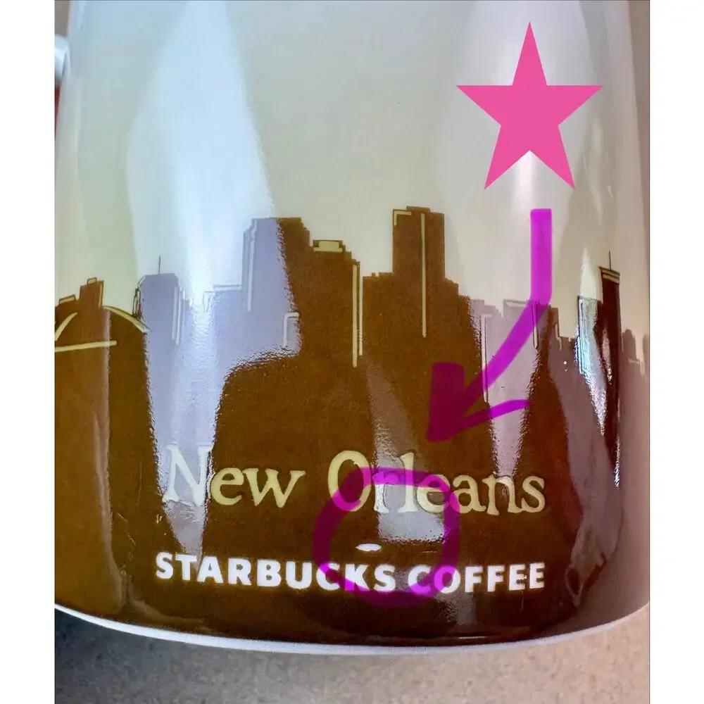 Vintage 2012 Starbucks New Orleans Global Icon Series Mug - Jazz Saxophonist